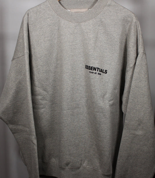 FEAR OF GOD ESSENTIALS CREWNECK (Dark Oatmeal) Size L