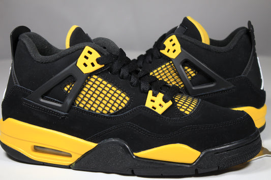 AIR JORDAN 4 RETRO GS (Yellow) "Thunder" Size 7Y