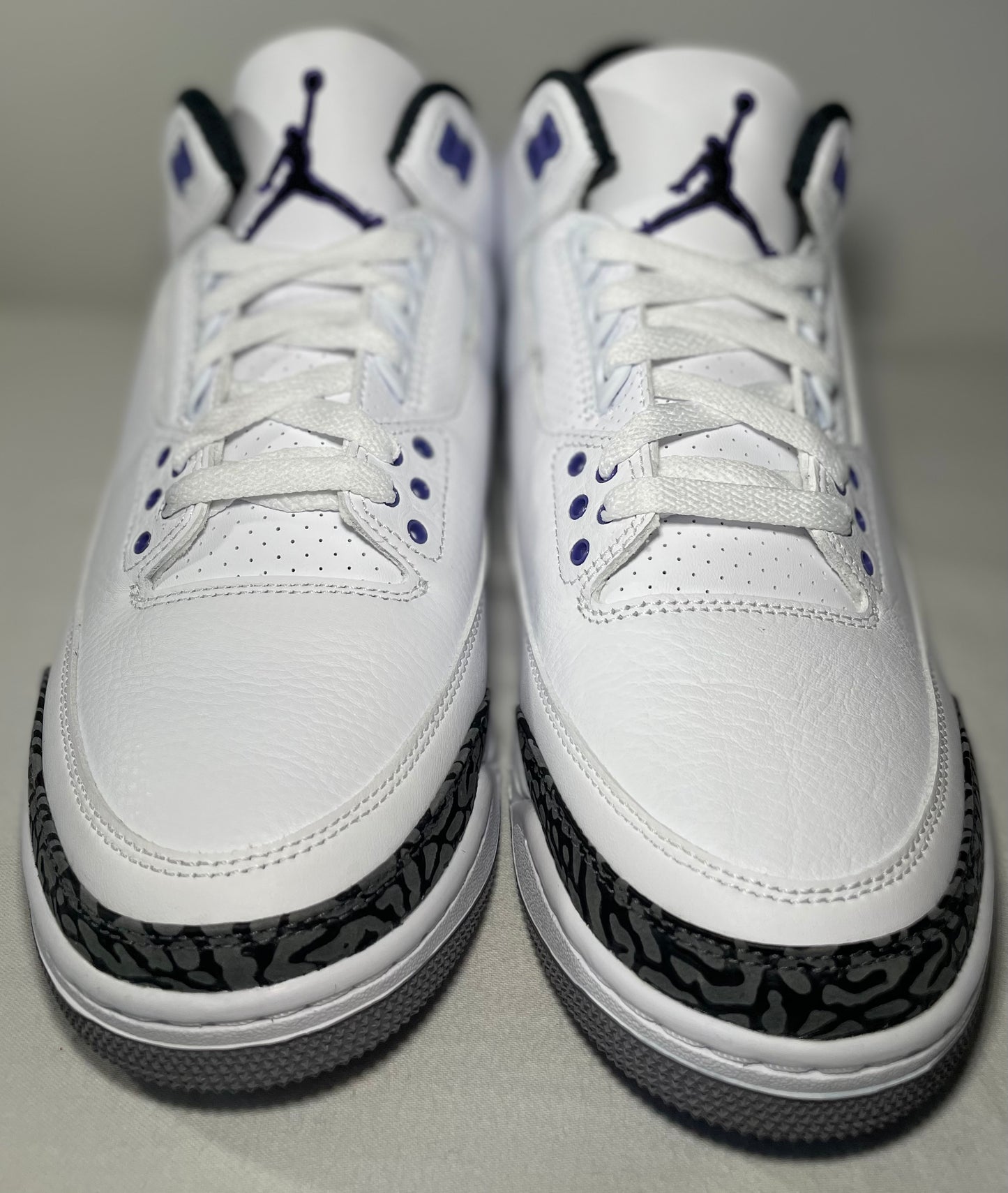 AIR JORDAN 3 RETRO “Dark Iris”(White/Black-Dark Iris)