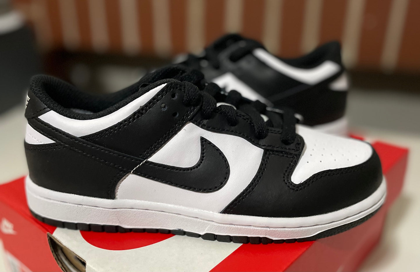 NIKE DUNK LOW (PS) “Black/White”