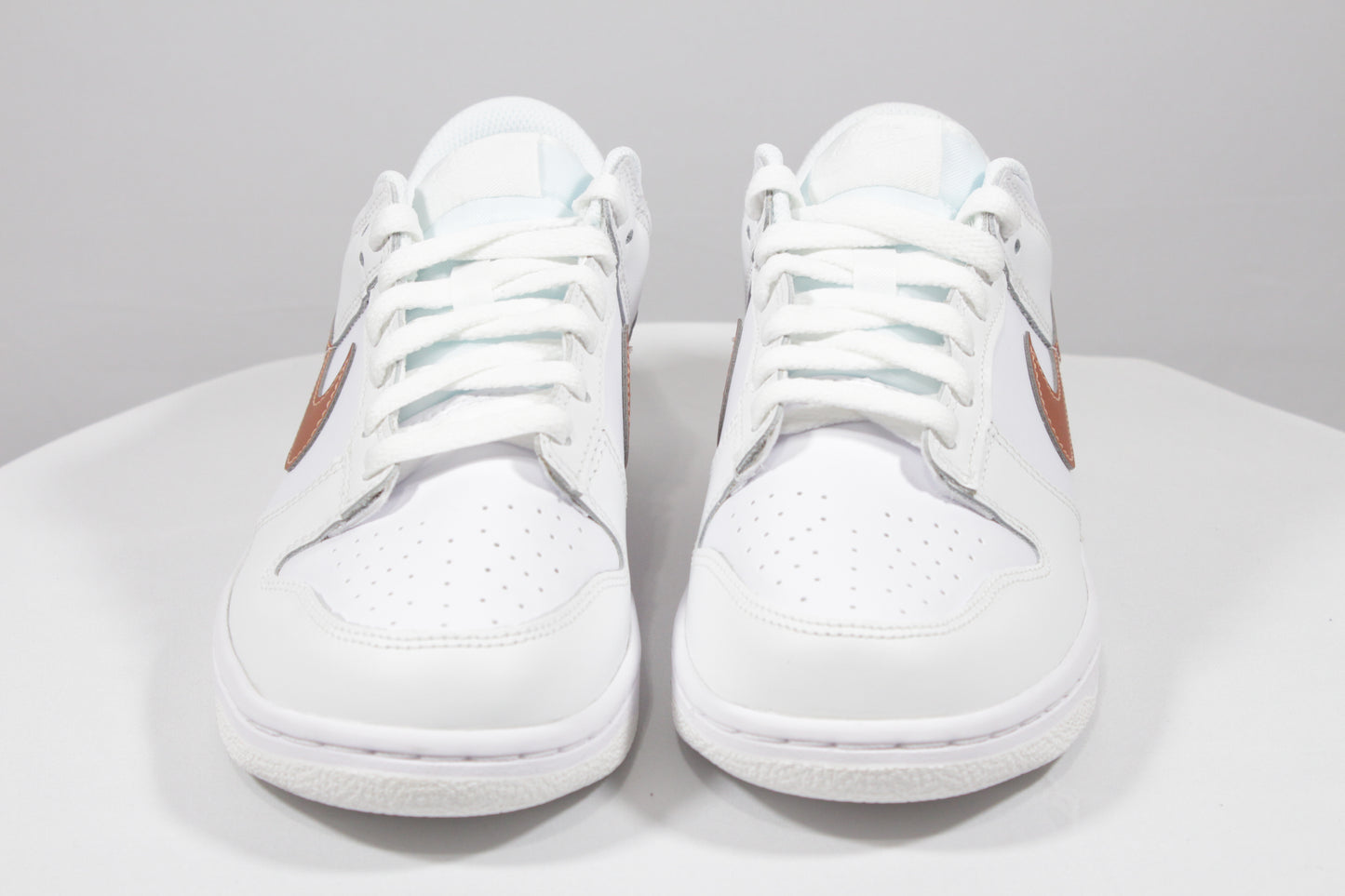 NIKE DUNK LOW (GS) "White Pink" SIZE 7Y