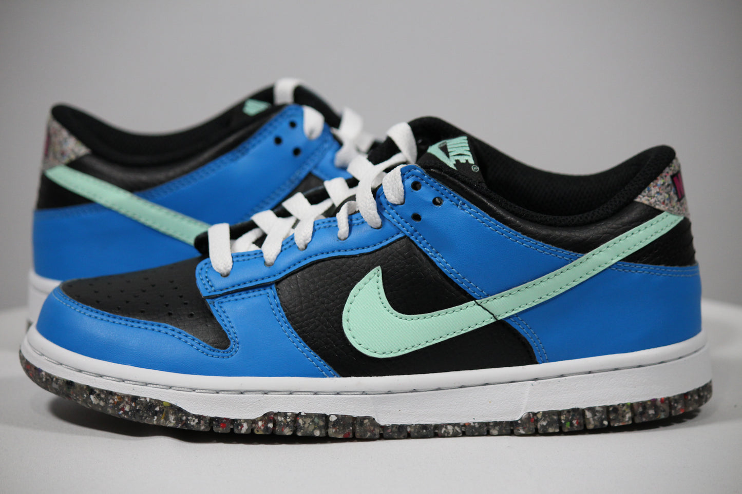 NIKE DUNK LOW SE (GS) E "Crater" Blue/Black SIZE 5.5Y