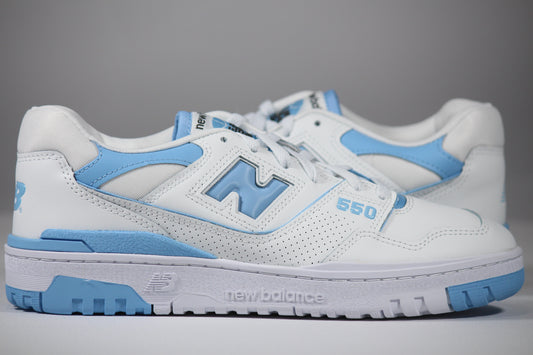 NEW BALANCE 550 (Women's) "UNC White Dusk Blue" Size 11W/9.5M